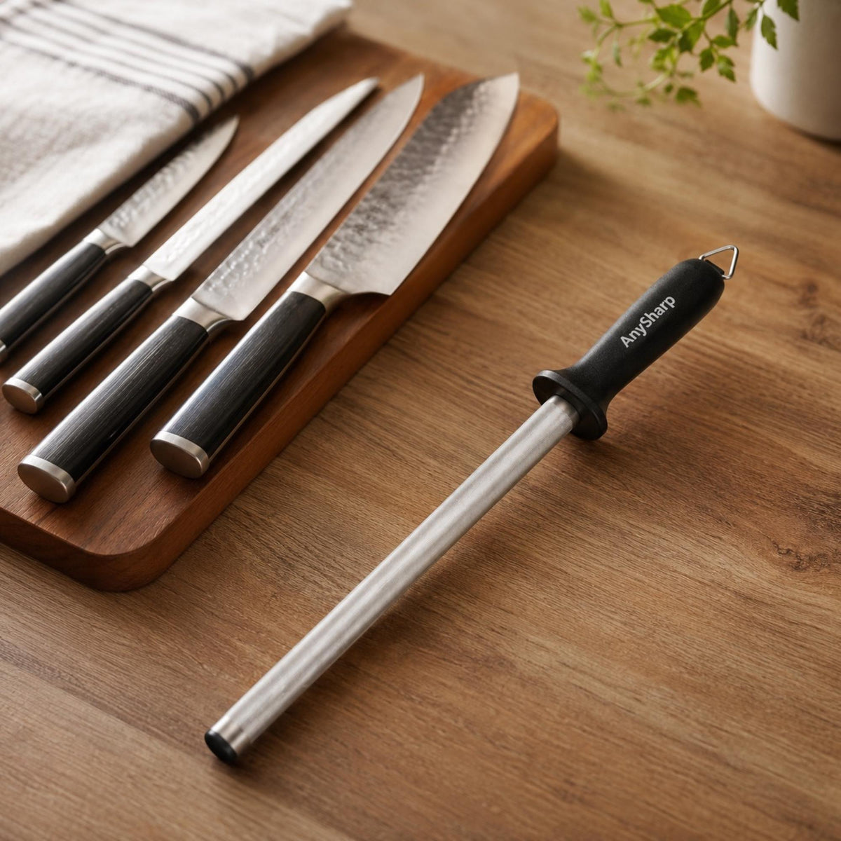 Steel Knife Sharpening Rod