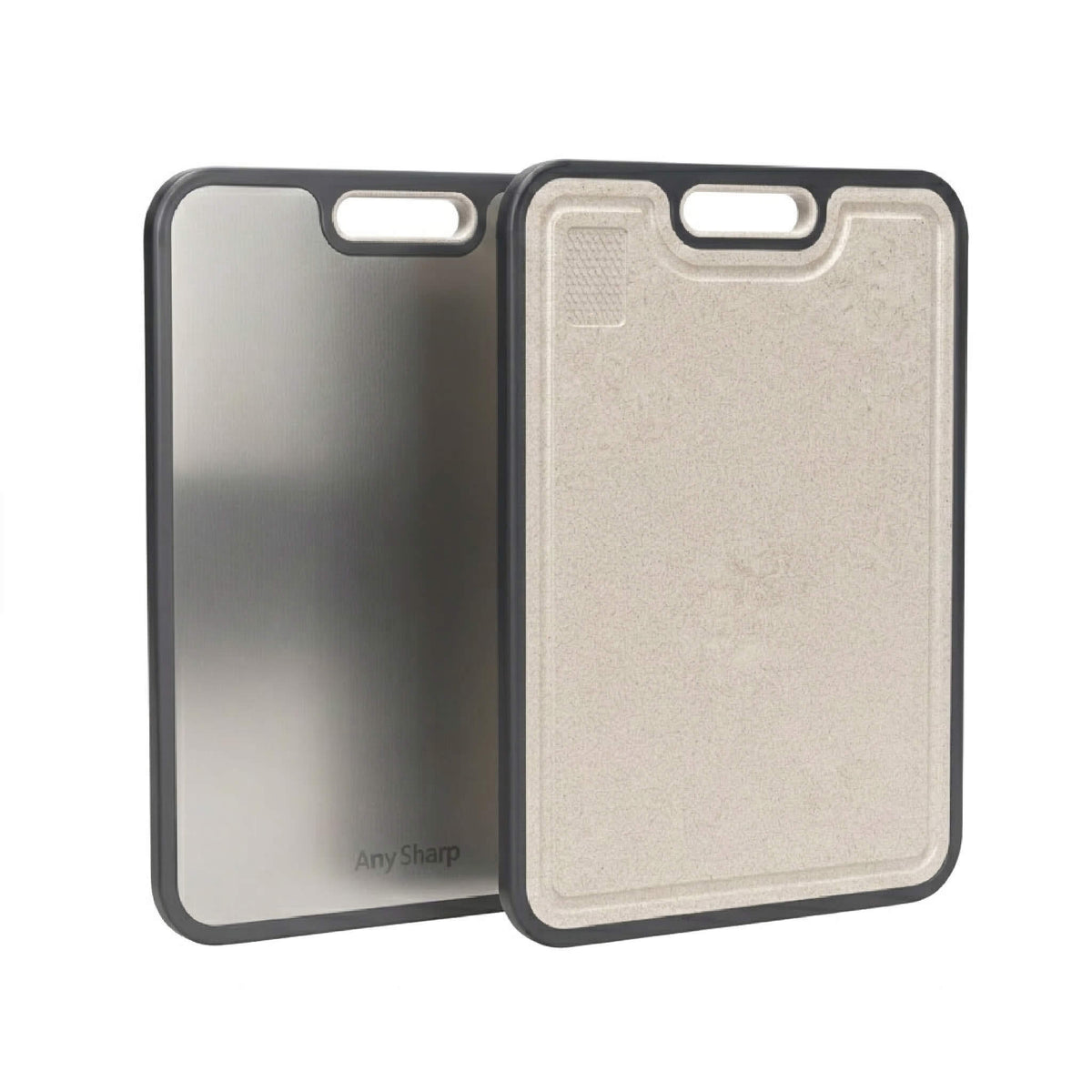 Dual-Sided Titanium & Wheat Straw Chopping Board