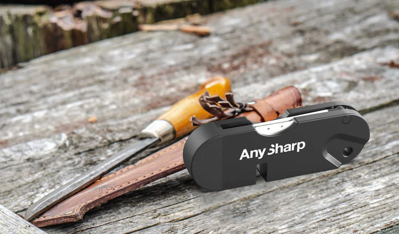 AnySharp Knife Sharpener Review: You'll Love the Available Colors! – Get  Cooking!