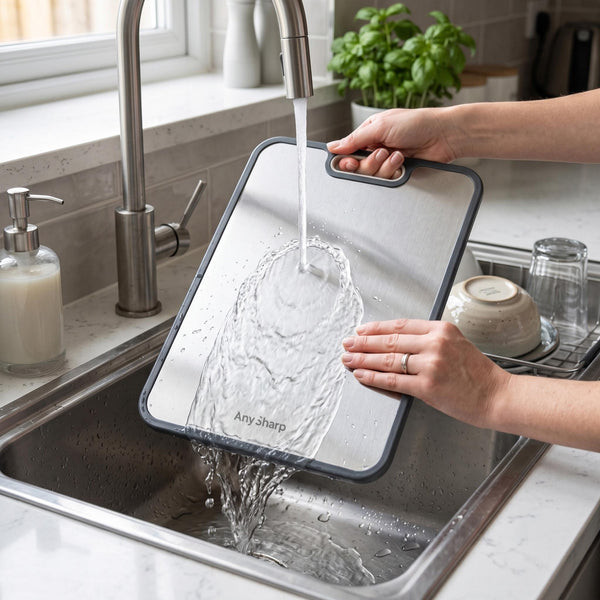 Dual-Sided Titanium Chopping Board
