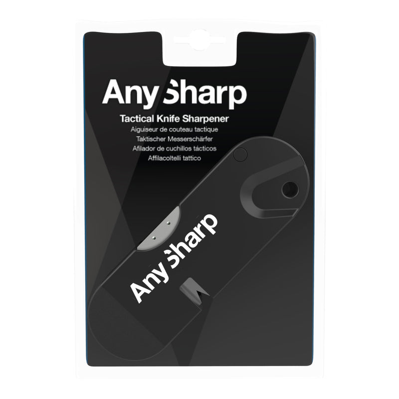 AnySharp Tactical Outdoor Knife Sharpener, Tactical, Black