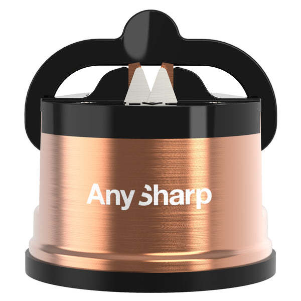 AnySharp Pro Safer Hands-Free Knife Sharpener, Excel, Copper