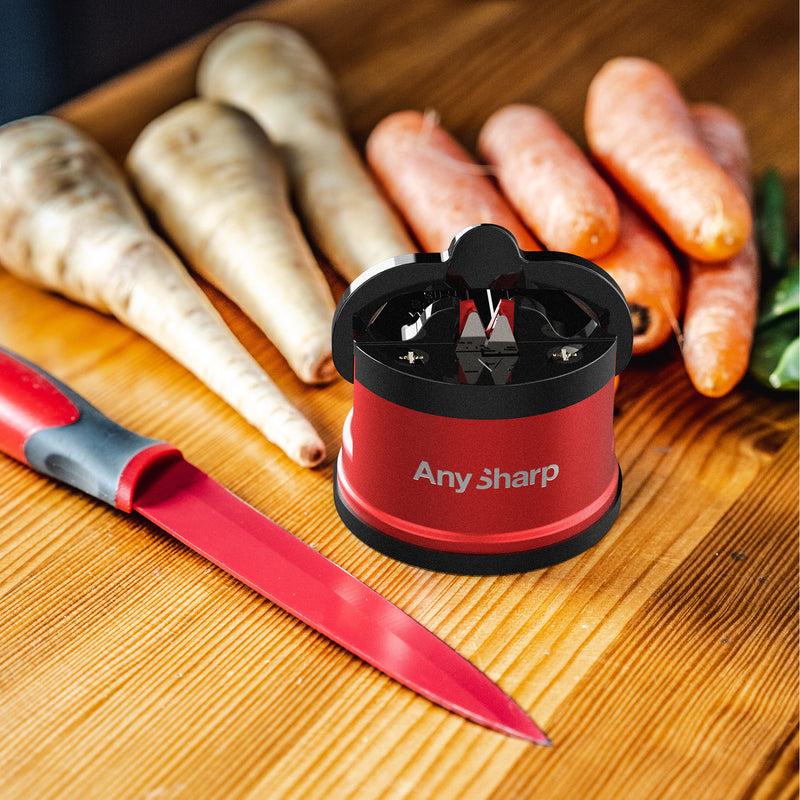 AnySharp : AnySharp Pro - Knife Sharpener (Gun Metal) – Howl Mercantile &  Coffee